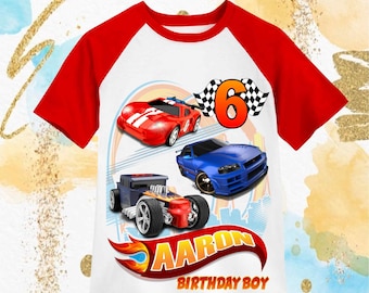 Download Hot Wheels Birthday Shirt Etsy