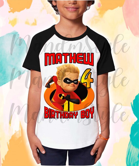The Incredibles Birthday Shirt 