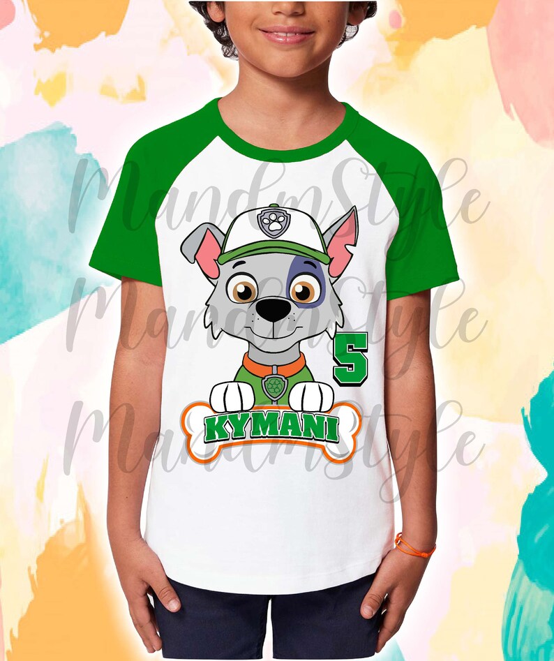 paw patrol rocky shirt