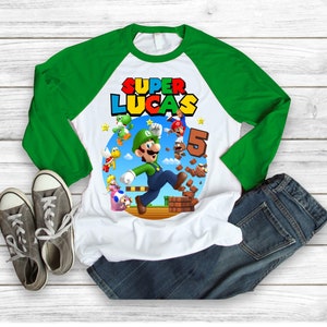 T Shirt Super Mario \u0026 Luigi Dab Theme 