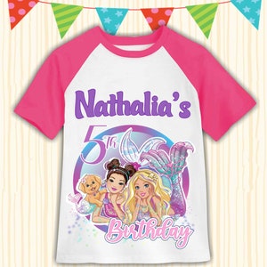 hot pink barbie shirt