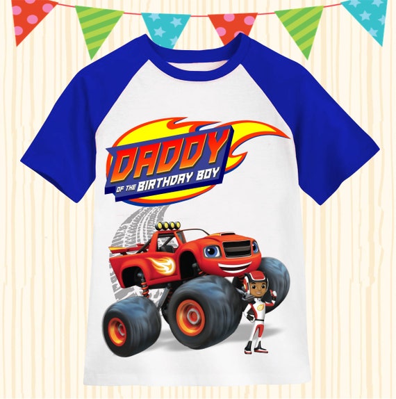 Blaze Birthday T Shirt Blaze and the 
