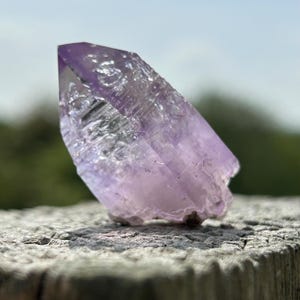 Rare Vera Cruz Amethyst. Highly sought after. Found in the Los Vigas mine, located in the Vera Cruz region of Mexico. Beautiful colour