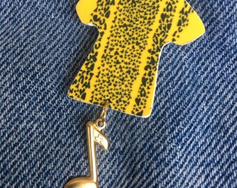 Steve perry yellow cheetah shirt Clearance