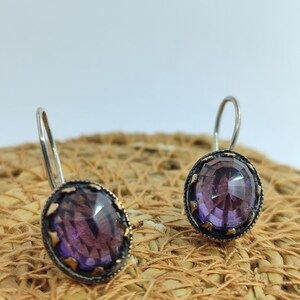 Handmade Women Earring,Turkish Handmade Earring,Ladies Earring,Emerald Topaz Earring,Ladies Earring,925k Sterling Silver ,Boho Style,Love.
