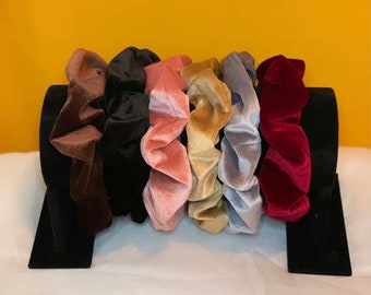 Velvet Jumbo Scrunchies | Handmade w. Love