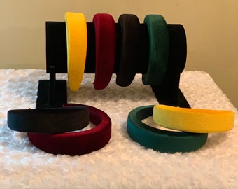 Jumbo Velvet Headbands (Fall Colors)