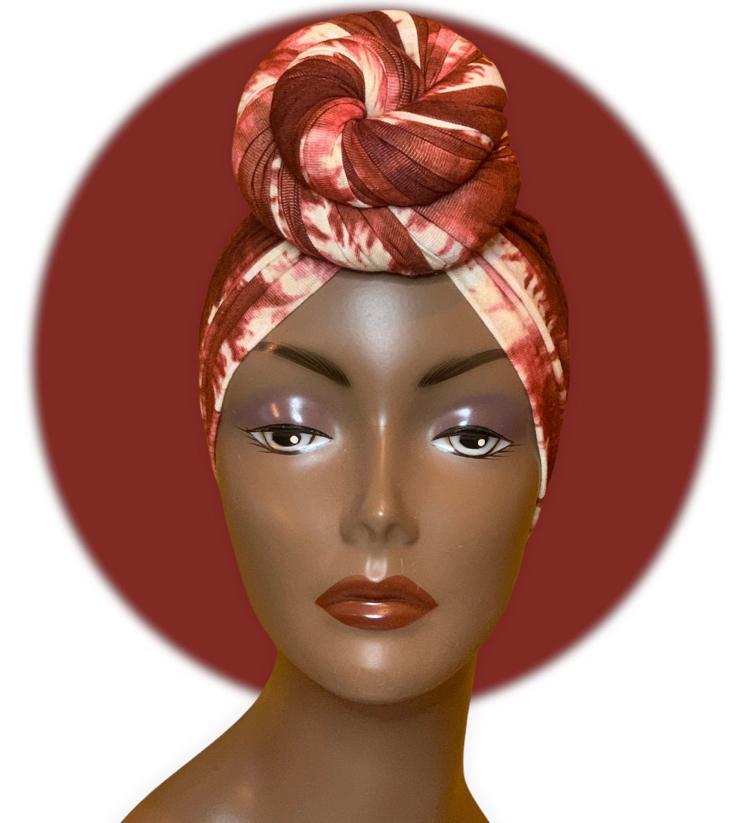 RED - TIE DYE SERIES - INFAMOUS HEAD WRAP main image 1