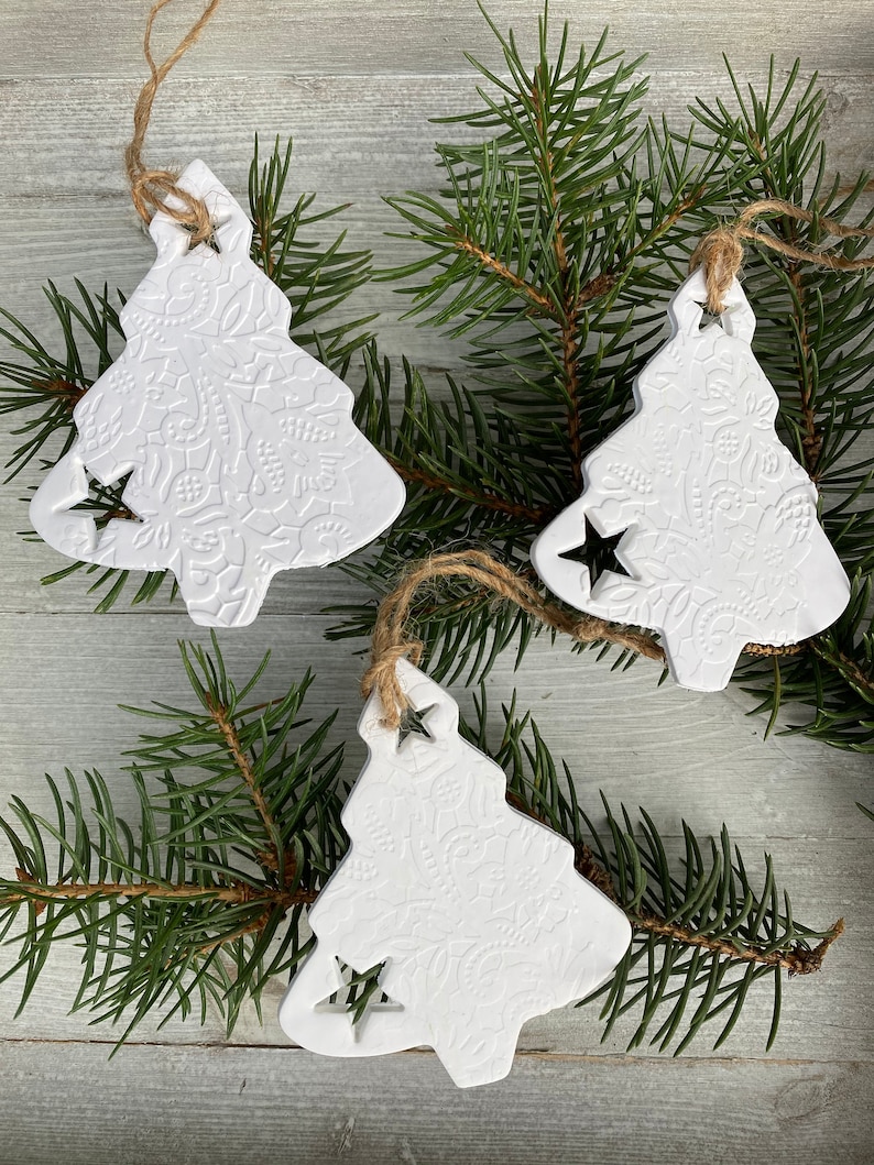 Minimalist Christmas decorations, Christmas tree ornaments, Scandinavian Christmas decor, Rustic Christmas decor, Nordic Christmas image 3