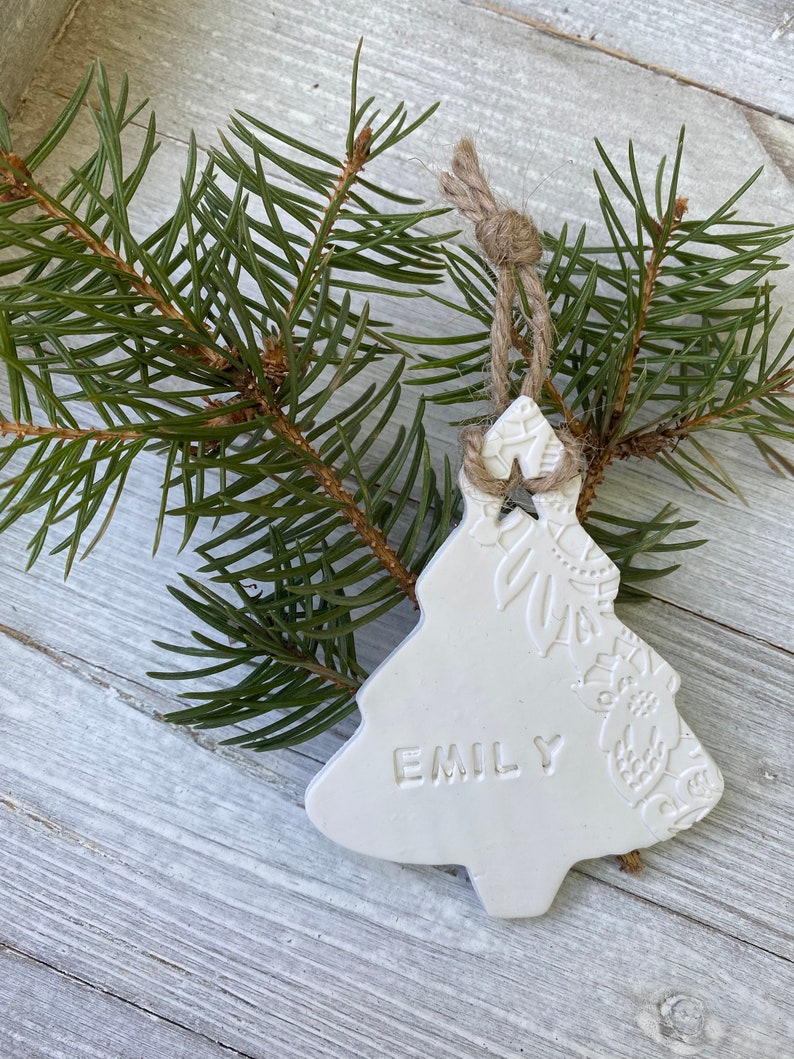 Personalized Christmas tree ornaments, Minimalist Christmas decorations, Scandinavian Christmas decor, Rustic Christmas decor, Tags Christmas tree