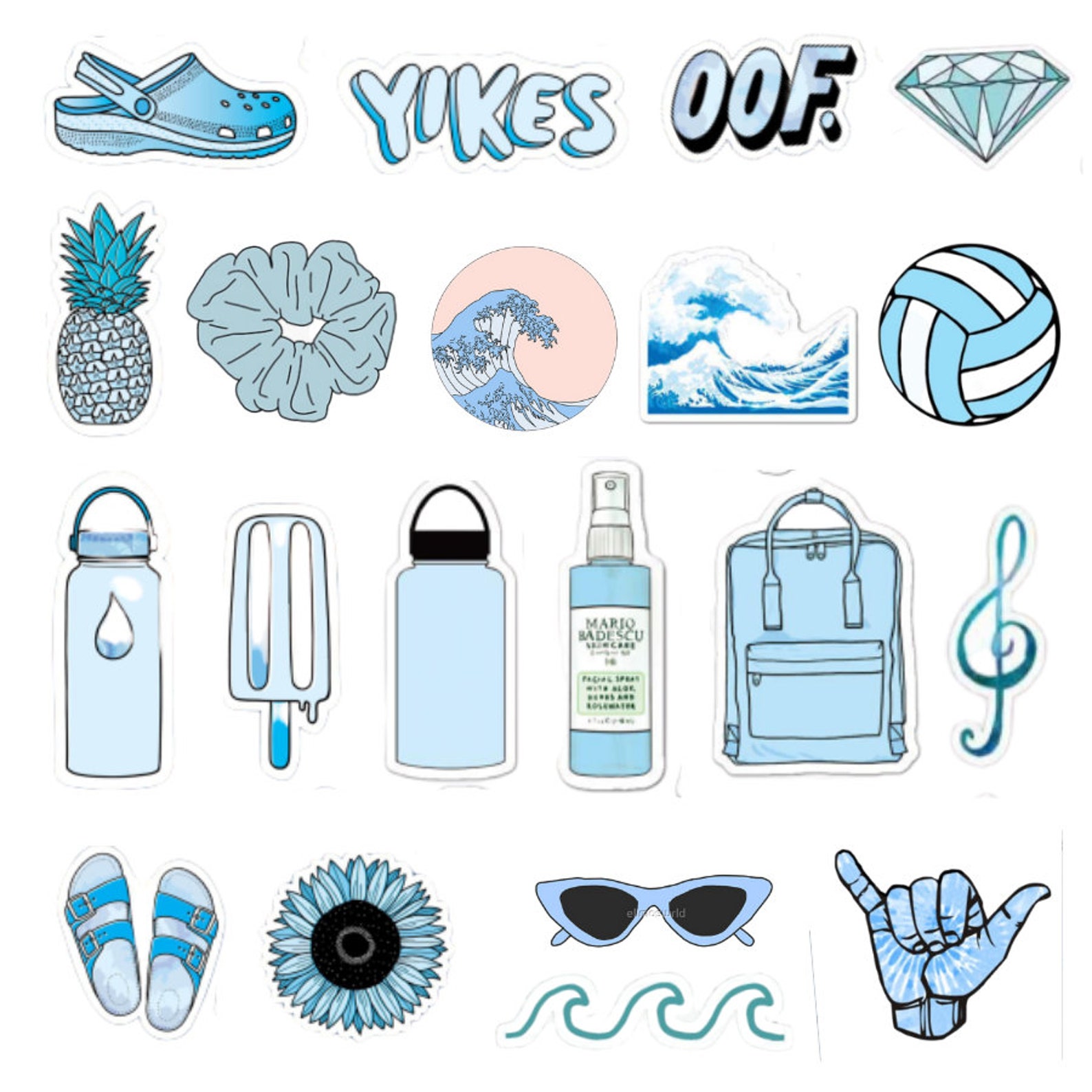 Printable Sticker Packs Vsco