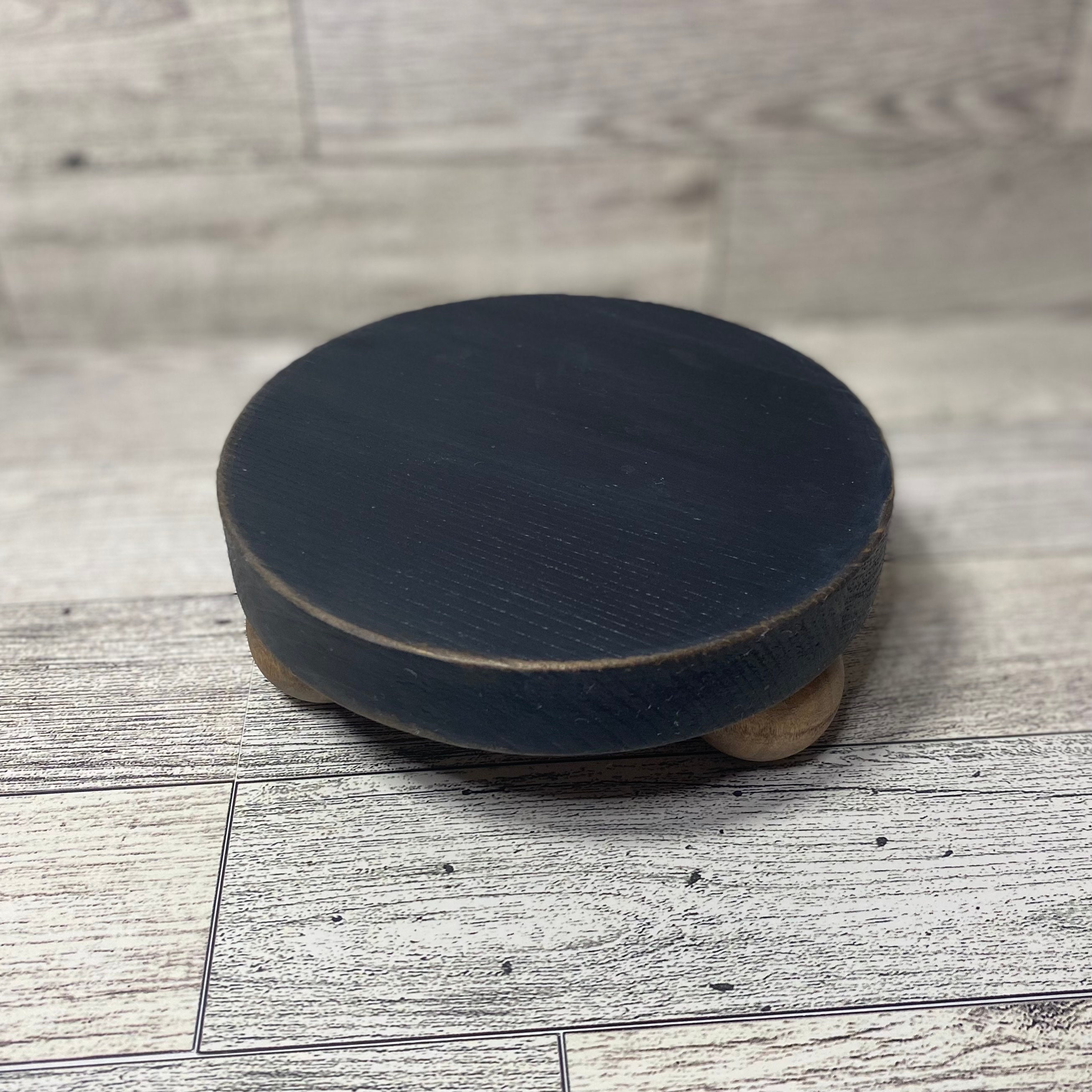 Riser Wood Riser Stand Round Riser Distressed Wood Tray - Etsy