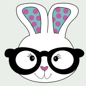 TEMPLATE - Easter Bunny Door Hanger Template - DIY Door Sign - Door Hanger Template - Digital Template