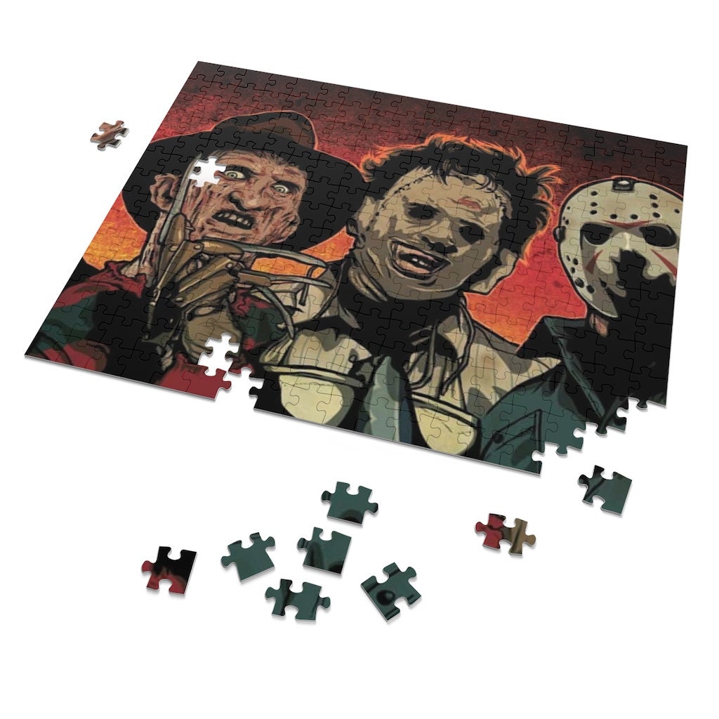 Horror Icons 252 Piece Puzzle Etsy UK
