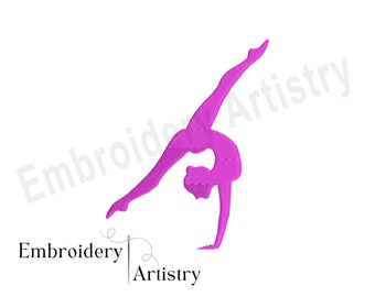 Gymnast Embroidery File