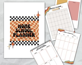 Simple Retro Homeschool Planner