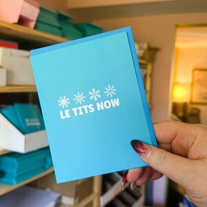 Le Tits Now - Grußkarte