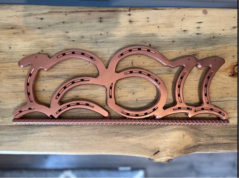 Horseshoe Address Sign Etsy