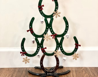 Horseshoe Reindeer Christmas Horse Shoe Reindeer Made Out of Genuine Horse  Shoes 