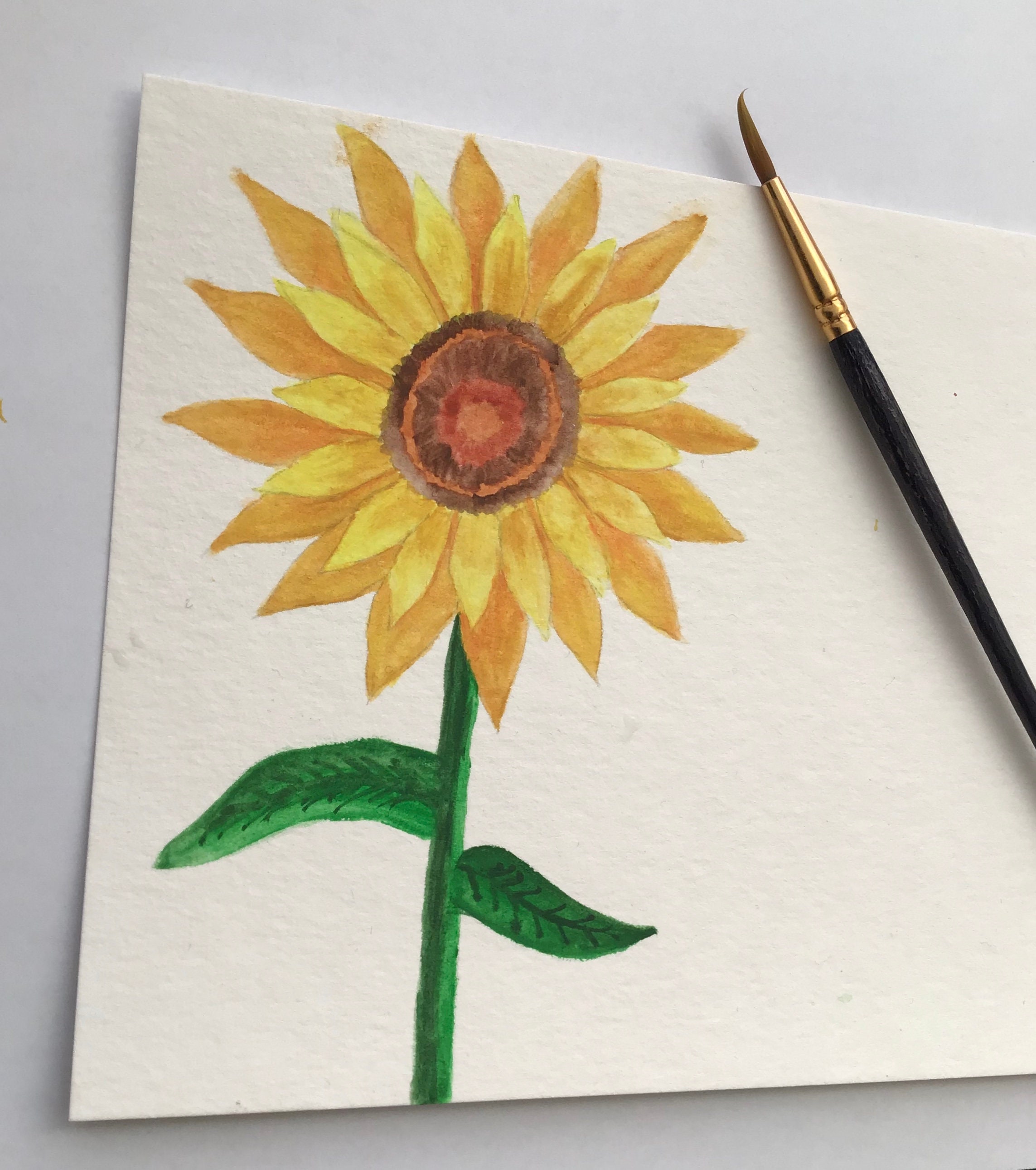 Sunflower Print Etsy
