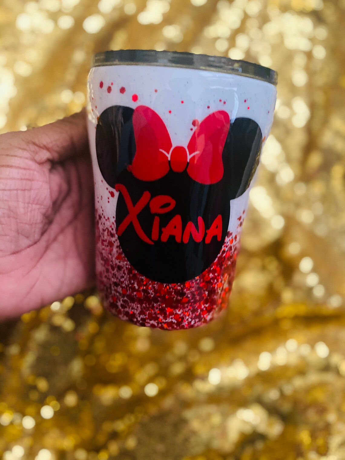 Minnie Mouse tumbler Kids mini tumbler Disney inspired | Etsy