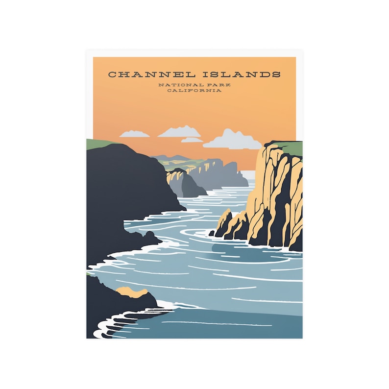 Channel Islands National Park | Aesthetic Poster 18" x 24" image 1