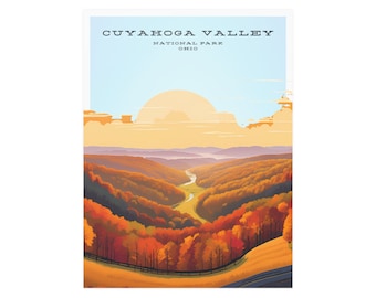 Cuyahoga Valley National Park | Aesthetic Poster 18" x 24"