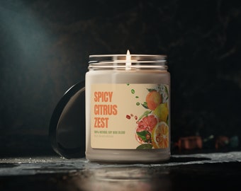 Spicy Citrus Zest Candle, 9oz