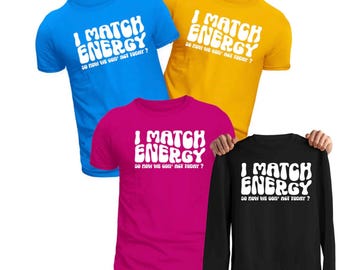 Yo Coincido Energía Entonces, ¿cómo vamos a actuar? Camiseta - Letras BLANCAS