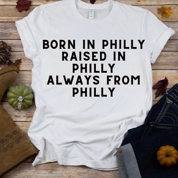T-shirts unisexes, T-shirts personnalisés, femme Philly