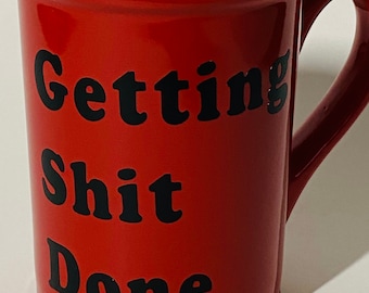 Gifts under 25, coffee cup sarcasm, funny sayings, humorous, tea cup, cocoa cup, potty mouth sayings, create your own saying
