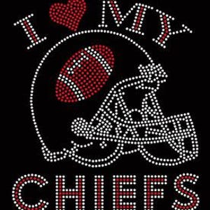 Blinged T-shirts, bling shirt for woman, Personalized shirt, Kansas City football