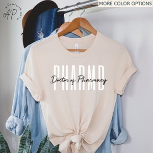 PharmD Doctor of Pharmacy Shirt, Pharmacist T-Shirt, Pharmacist Graduation Sweatshirt, Pharmacy Student Sweater, RX Certified Pharmacist Tee