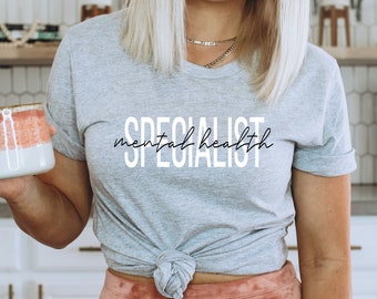 Mental Health Specialist Shirt, Mental Health Matters T-Shirt, Mental Health Awareness Counselor Sweatshirt, Anxiety Shirt, Therapist Tee