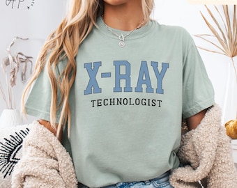 X-Ray Technologist Comfort Colors® T-Shirt, X-Ray Tech Shirt, Xray Technologist Tee, Rad Tech Week Gift, Radiology Graduation