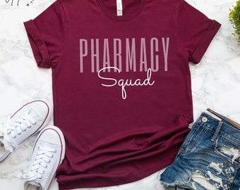 Pharmacy Squad Shirt, Pharmacy Tech T-Shirt, RX Certified Pharmacy Technician Tee, Pharmacist Sweatshirt, Pharmacy Student Sweater