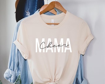 Cheer Mama Shirt, Cheer Mom T-Shirt, Mommy Shirts, Cheer Spirit Wear, Mom Life Shirt, Funny Mom Shirt