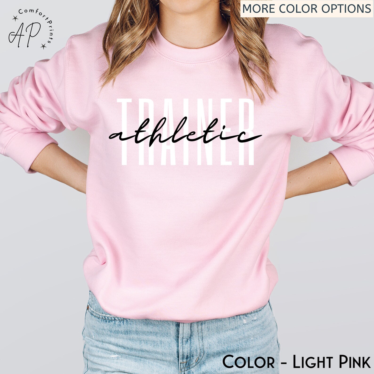 Athletic Trainer Sweatshirt Sport Medicine Sweater AT Shirt Etsy