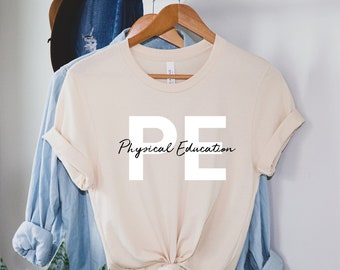 Chemise de professeur d'éducation physique, t-shirt de professeur d'éducation physique, cadeau pour professeur d'éducation physique, t-shirt de la journée d'appréciation des enseignants