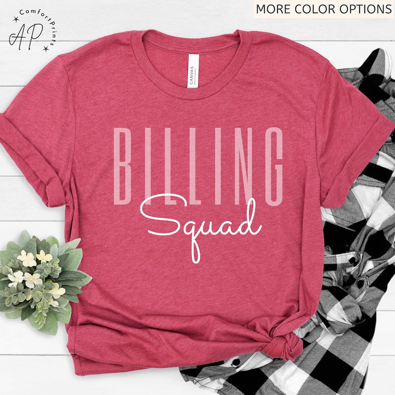 Billing Squad Shirt, Medical Coding T-shirt, Hospital Biller Tee ...