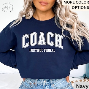 Instructional Coach Sweatshirt, Instructional Assistant Educational Coach Sweater, Instructional Teacher