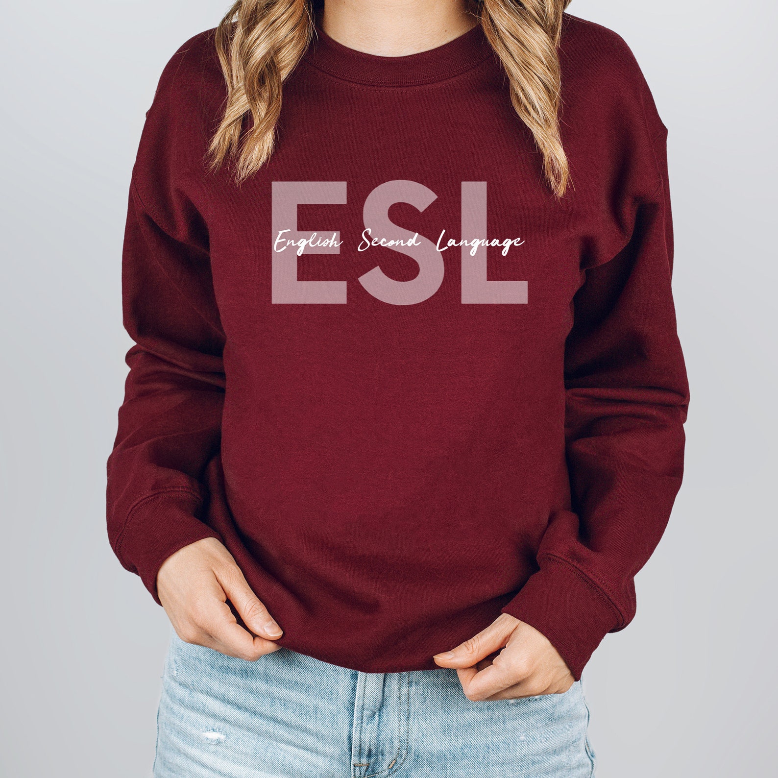 Sudadera de inglés en segundo idioma / Suéter ESL / Camisa de Etsy España