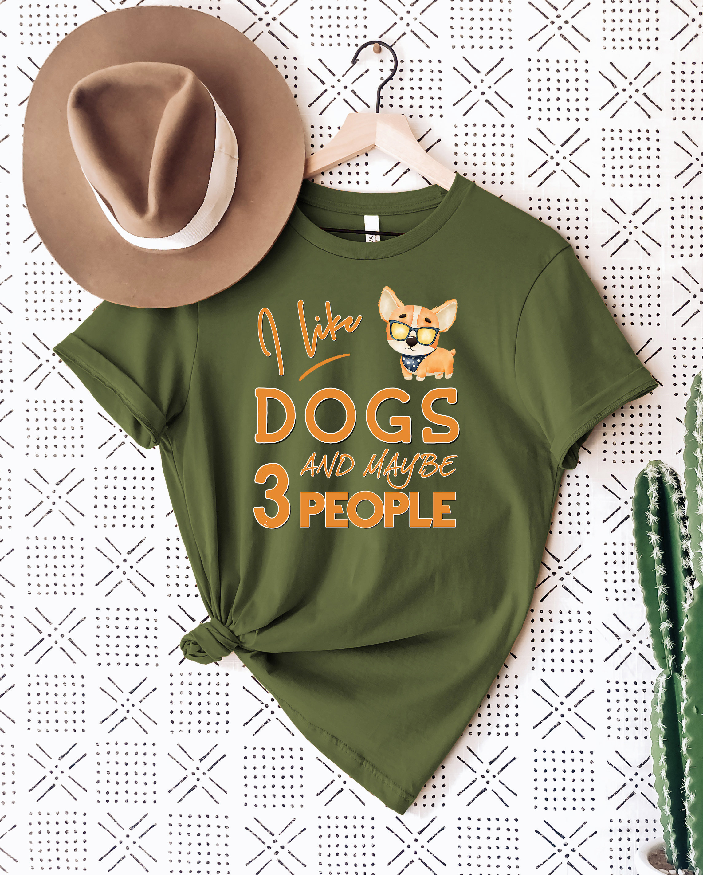 I Like Dogs and Maybe 3 People TShirt Cute Tee for Dog Etsy