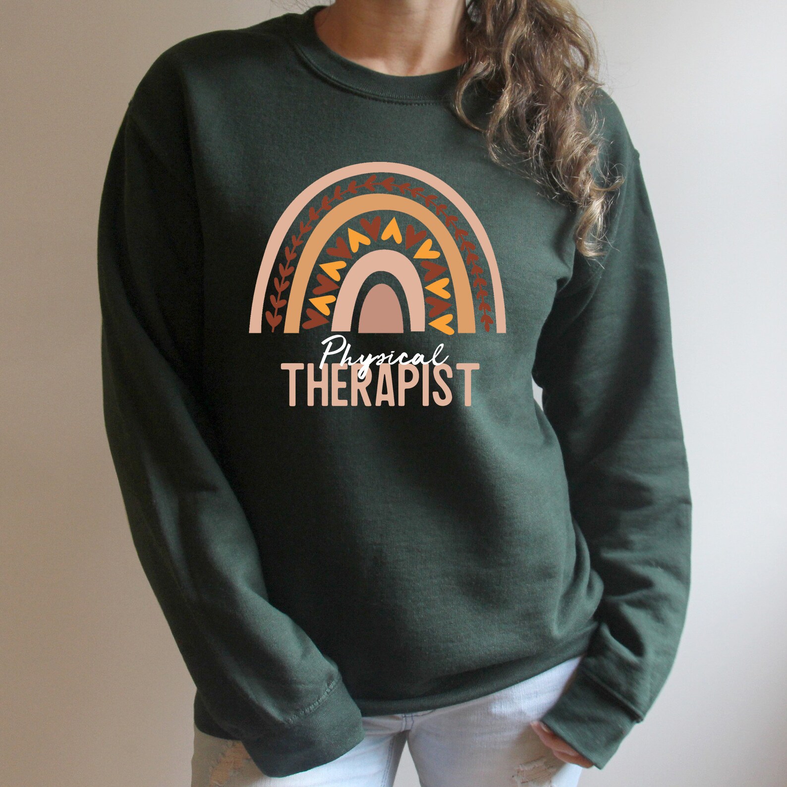 Physical Therapist Sweatshirt Physical Therapy Sweater PTA Etsy