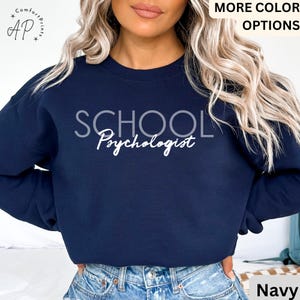 School Psychologist Sweatshirt | School Counselor Shirt | School Psych Sweater | LPC Hoodie | Teacher T-Shirt | Guidance Counselor Tee