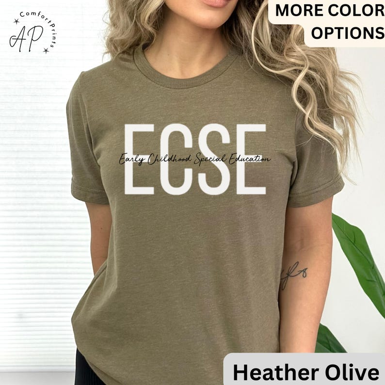 Early Childhood Special Education Shirt, ECSE T-Shirt, Daycare Teacher Tee, Early Childhood Sweatshirt, Daycare Babysitter Sweater image 7