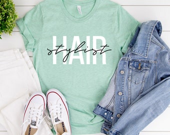 Hair Stylist Cotton Blend Shirt: Wedding Stylist Gift