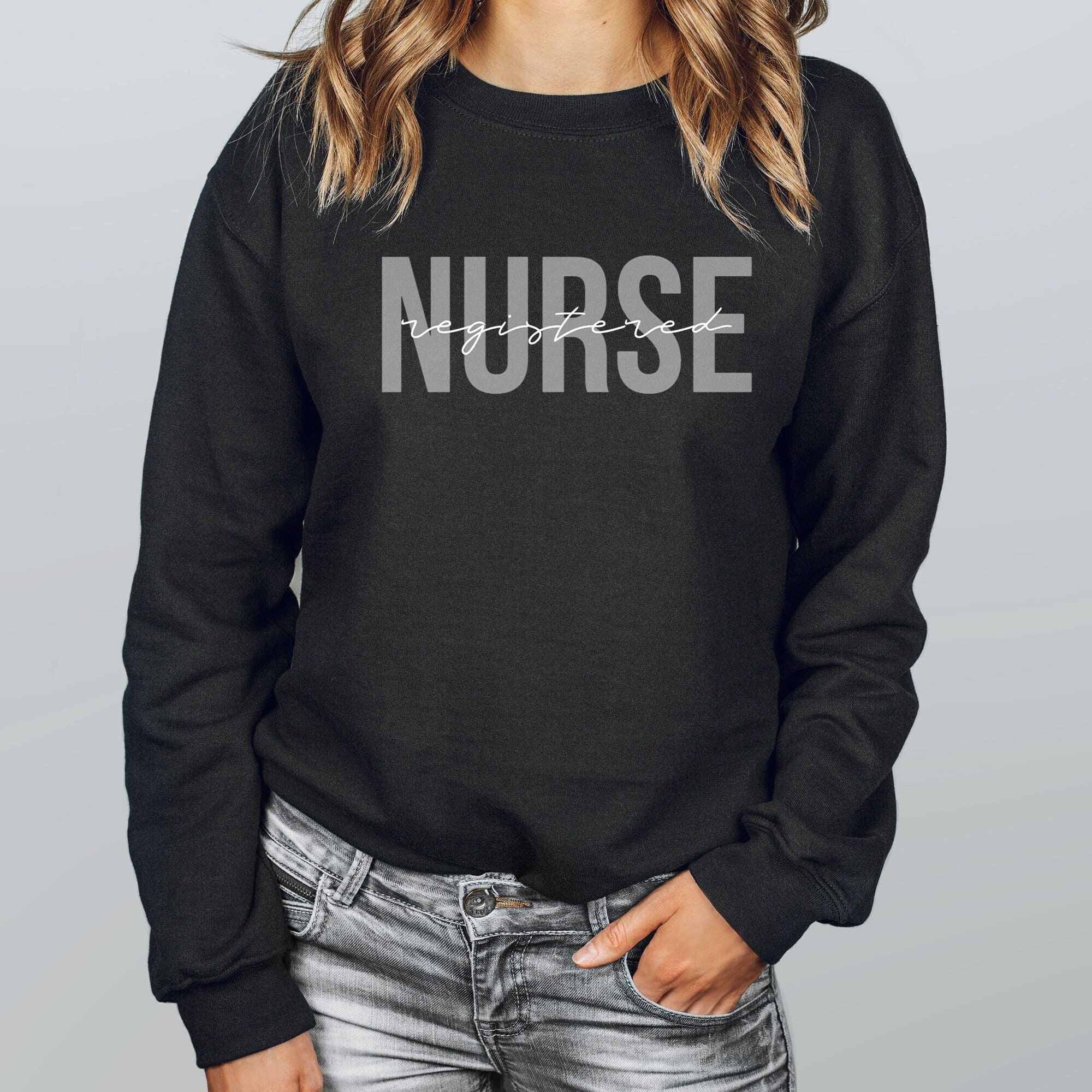 Groovy Blue Nurse Sweatshirt, Retro Nurse Shirts, Graduation Gift, Nursing  School, Nurses Week Appreciation, RN, Unisex Crewneck Sweatshirt -   Canada