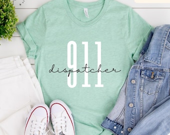 911 Dispatcher Shirt, Emergency T-Shirt, Dispatcher Gift Tee, First Responders, Emergency Medical Dispatcher