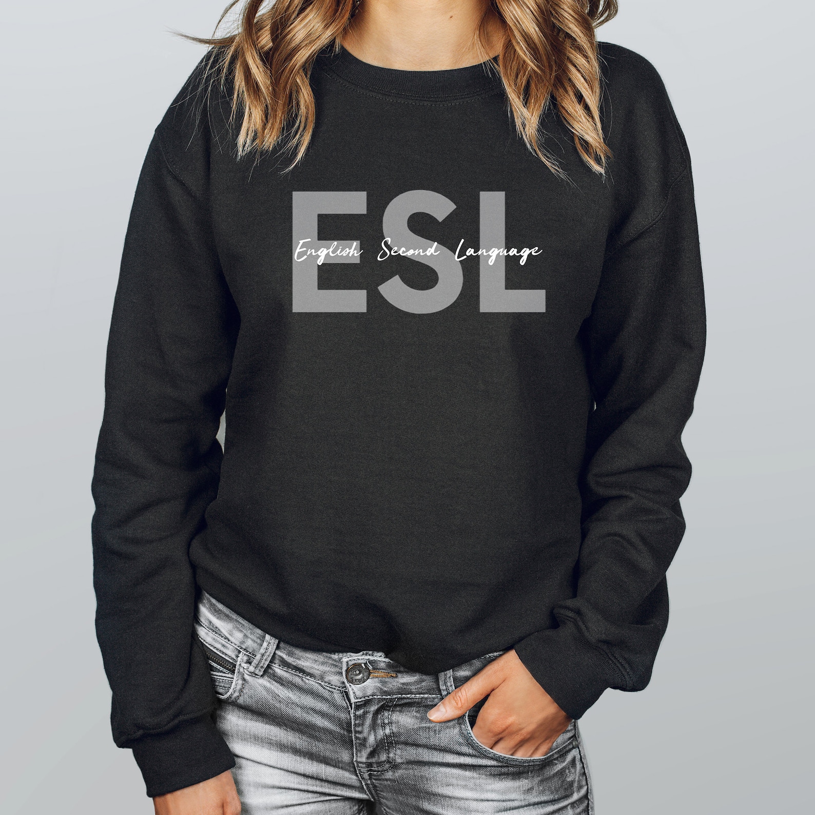 Sudadera de inglés en segundo idioma / Suéter ESL / Camisa de Etsy España